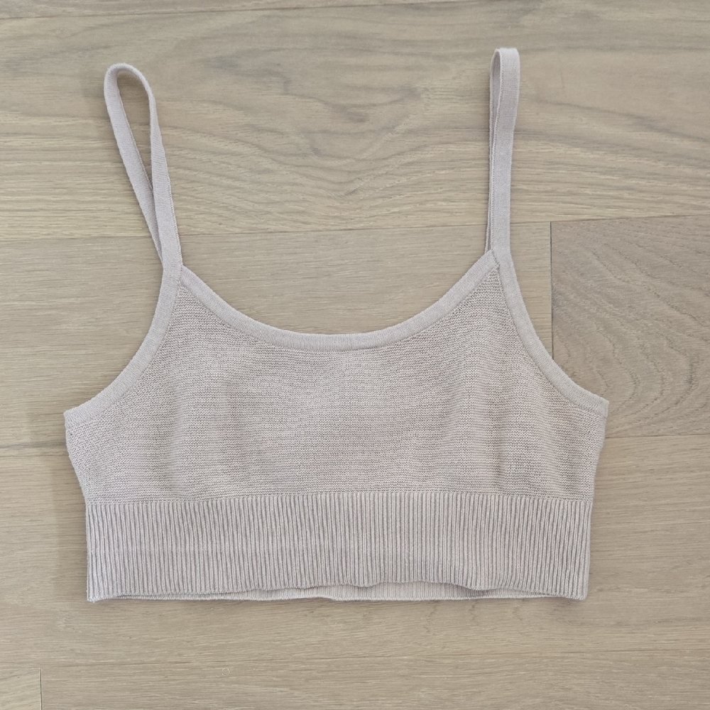 H&M Beige Knit Top